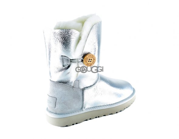 Bailey Button Metallic Silver - 39