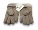 меховые перчатки мужские Suede Dark Sand