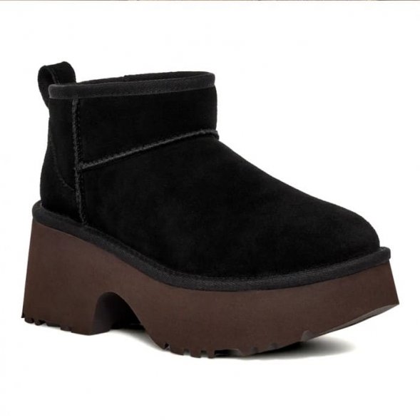 Женские угги Ugg Ultra Mini New Heights - Black