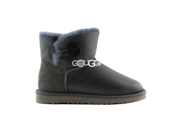 Bailey Button Mini Metallic Grey