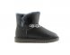 Bailey Button Mini Metallic Grey