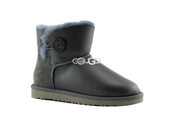 Bailey Button Mini Metallic Grey