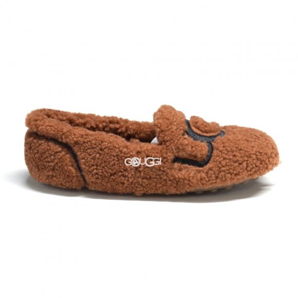 UGG Hailey Fluff Loafer Brown - 37