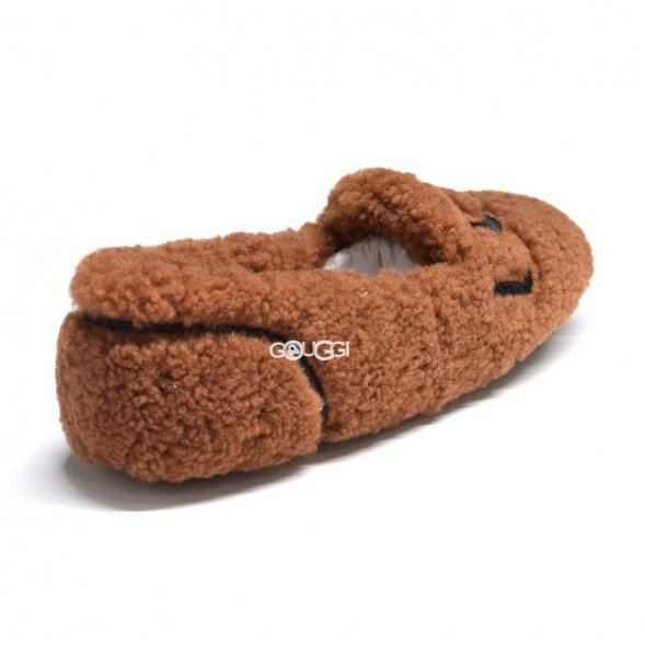 UGG Hailey Fluff Loafer Brown