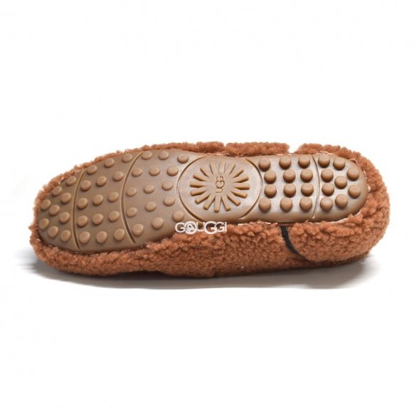 UGG Hailey Fluff Loafer Brown