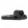 Fluff Slide Slippers Dark Grey - 36