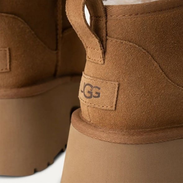 Женские угги Ugg Ultra Mini New Heights - Chestnut