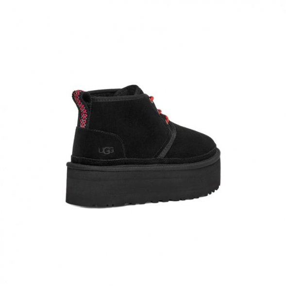 Ugg Neumel Heritage Platform - Black - черный, 39, Замша