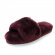 Fluff Slide Slippers Dark Purple - 39