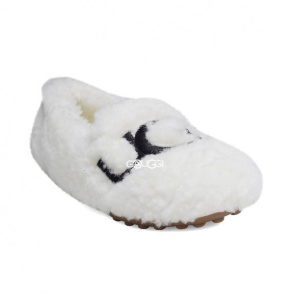 UGG Hailey Fluff Loafer White - 39