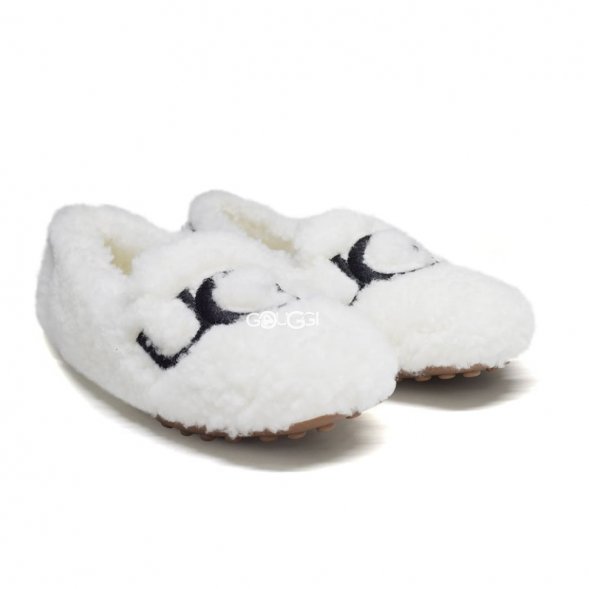 UGG Hailey Fluff Loafer White - 39