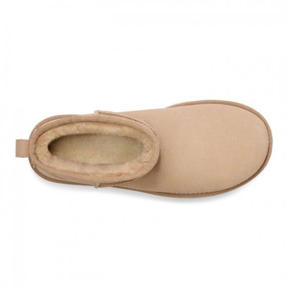 Женские ультра мини угги на платформе UGG Classic Ultra Mini Platform Mustard Seed