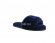 Fluff Slide Slippers Navy