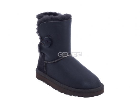 Kids Bailey Button Metallic Chocolate - 27