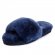 Fluff Slide Slippers Navy Blue - 36