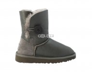 Kids Bailey Button Metallic Grey