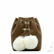 Ugg Aaliyah Bucket Crossbody Pom Chestnut Ugg Aaliyah Bucket Crossbody Pom Chestnut