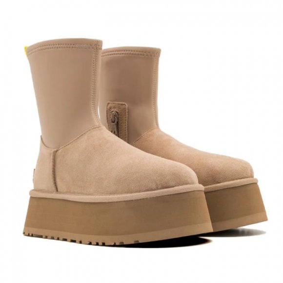 Женские вязаные угги UGG Classic Dipper Sand