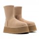 Женские вязаные угги UGG Classic Dipper Sand