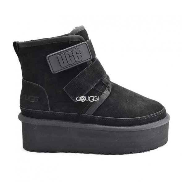 Ugg Classic Short Suede Platform Black - 35
