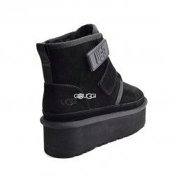 Ugg Classic Short Suede Platform Black