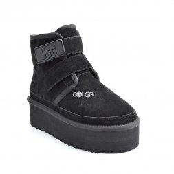 Ugg Classic Short Suede Platform Black