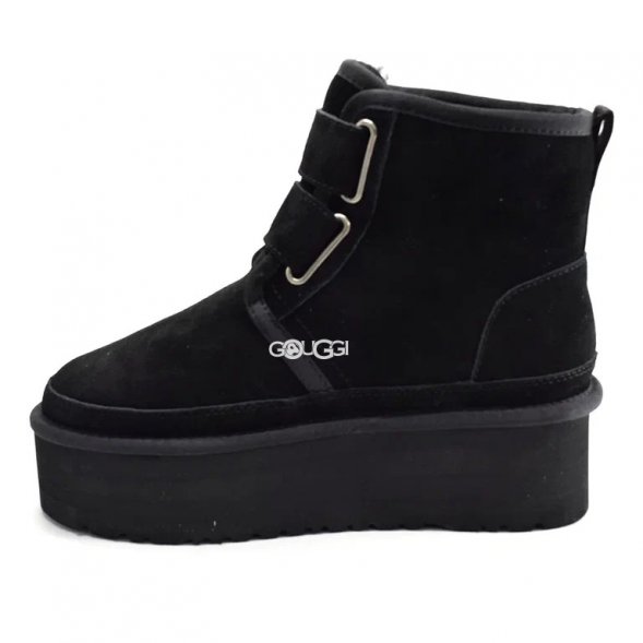 Ugg Classic Short Suede Platform Black - 35