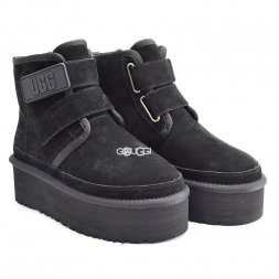 Ugg Classic Short Suede Platform Black