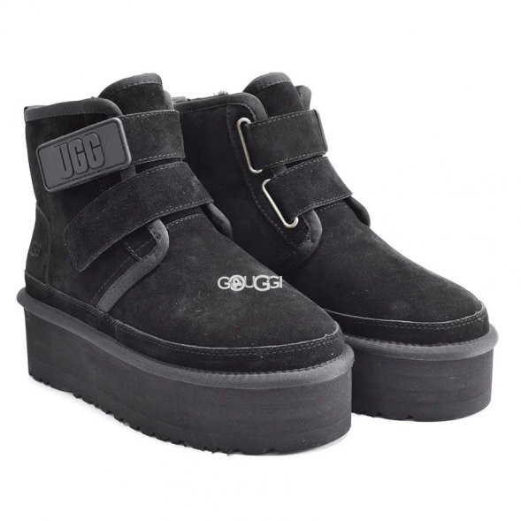 Ugg Classic Short Suede Platform Black - 35