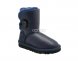 Kids Bailey Button Metallic Navy (Black Stole) - 26