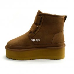 Ugg Classic Short Suede Platform Chestnut