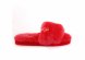 Fluff Slide Slippers Red - 37