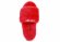 Fluff Slide Slippers Red
