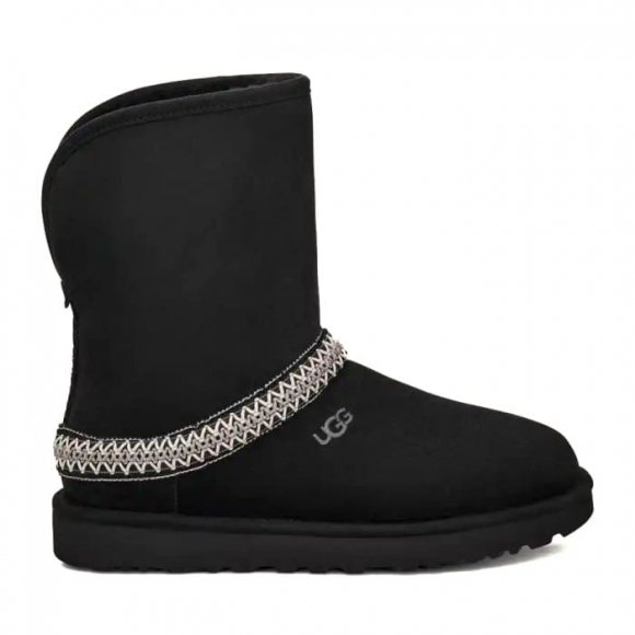 Женские угги Ugg Classic Short Crescent - Black