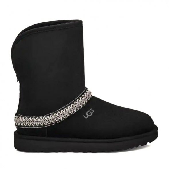 Женские угги Ugg Classic Short Crescent - Black