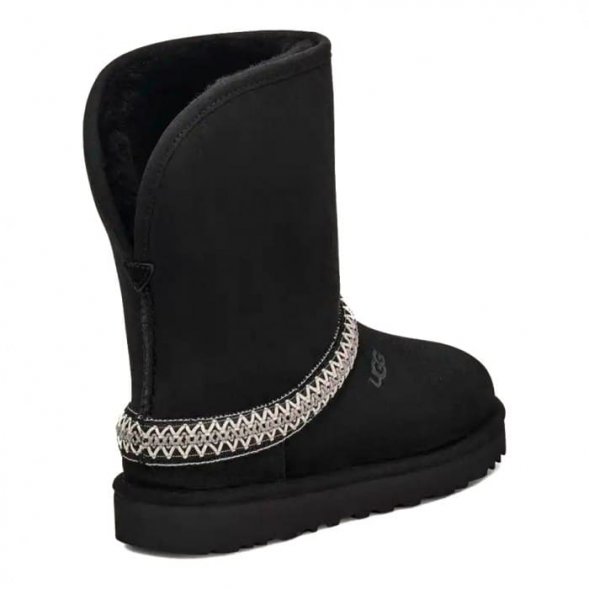 Женские угги Ugg Classic Short Crescent - Black