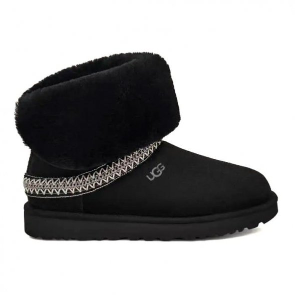 Женские угги Ugg Classic Short Crescent - Black