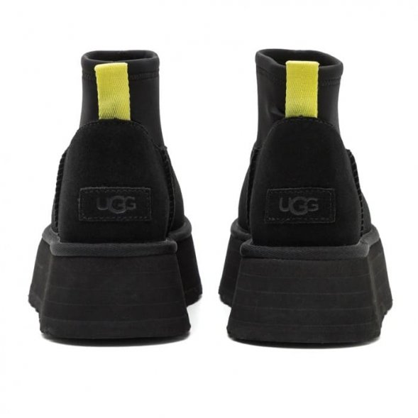 Женские вязаные мини угги UGG Classic Mini Dipper Black
