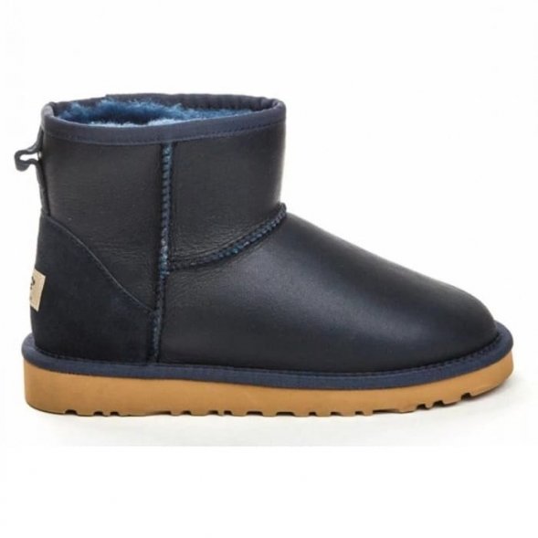 Мужские мини угги Ugg Classic Mini Men's Metallic - Navy