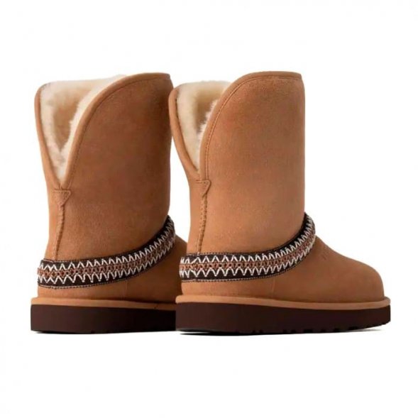 Женские угги Ugg Classic Short Crescent - Chestnut
