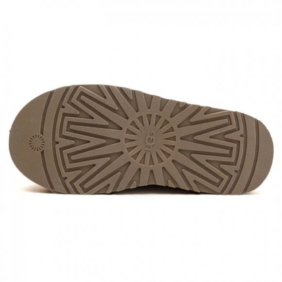 Женские вязаные мини угги UGG Classic Mini Dipper Chestnut