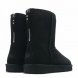 Ugg Classic Short Men's ZIP - Black - черный, 45, Замша
