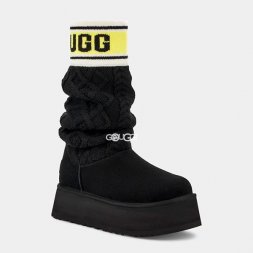 Ugg Classic Sweater Letter Black