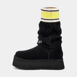 Ugg Classic Sweater Letter Black