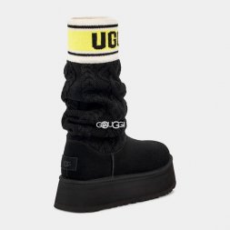 Ugg Classic Sweater Letter Black