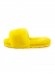 Fluff Slide Slippers Yellow - 36