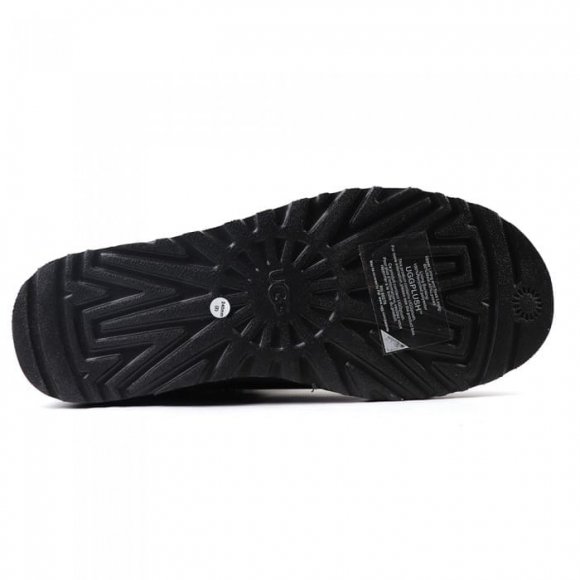 Женские ультра мини угги UGG Classic Ultra Mini LTHR Regen - Black