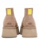 Женские вязаные мини угги UGG Classic Mini Dipper Sand