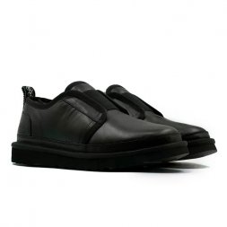 Ugg Mens Slippers Flex Leather - Black