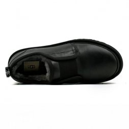 Ugg Mens Slippers Flex Leather - Black